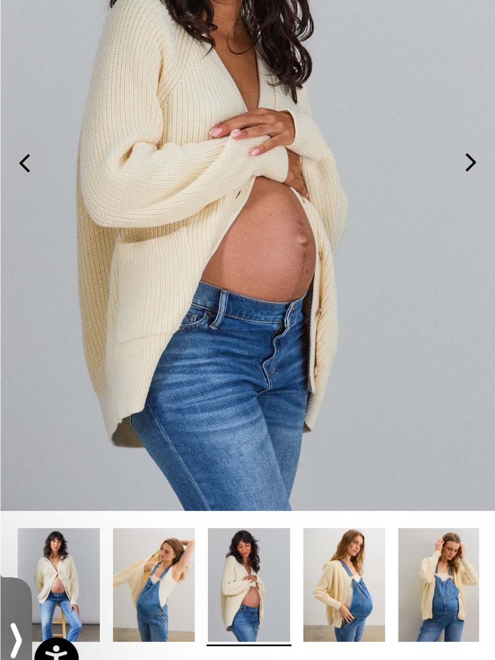 Hatch Marlow Ribbed Knit Sweater in Ivory